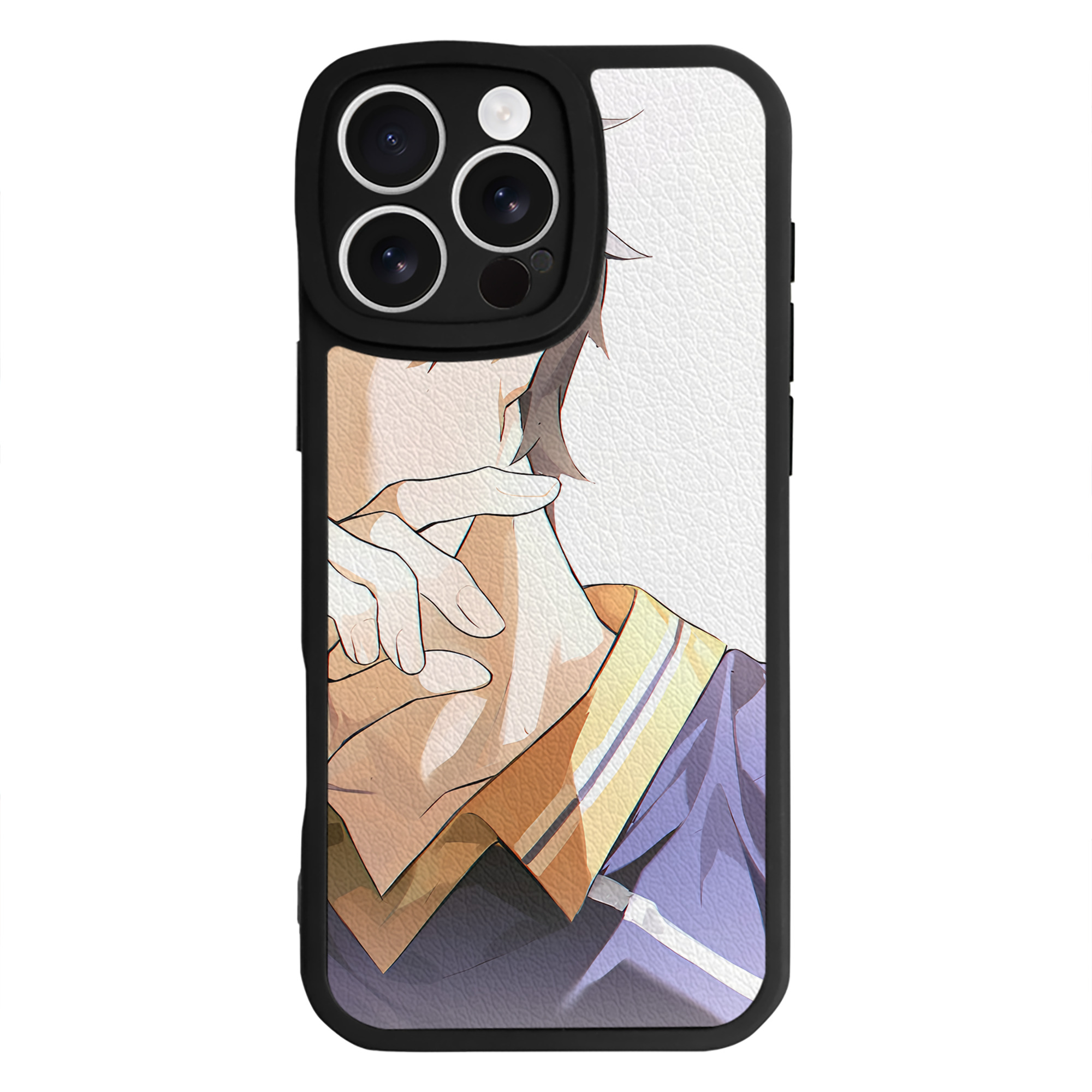 （画像用） ハイキュー!! Haikyu!! 【iPhone 16シリーズ対応】シリコンスマホケース（レザー調） 材質：シリコン